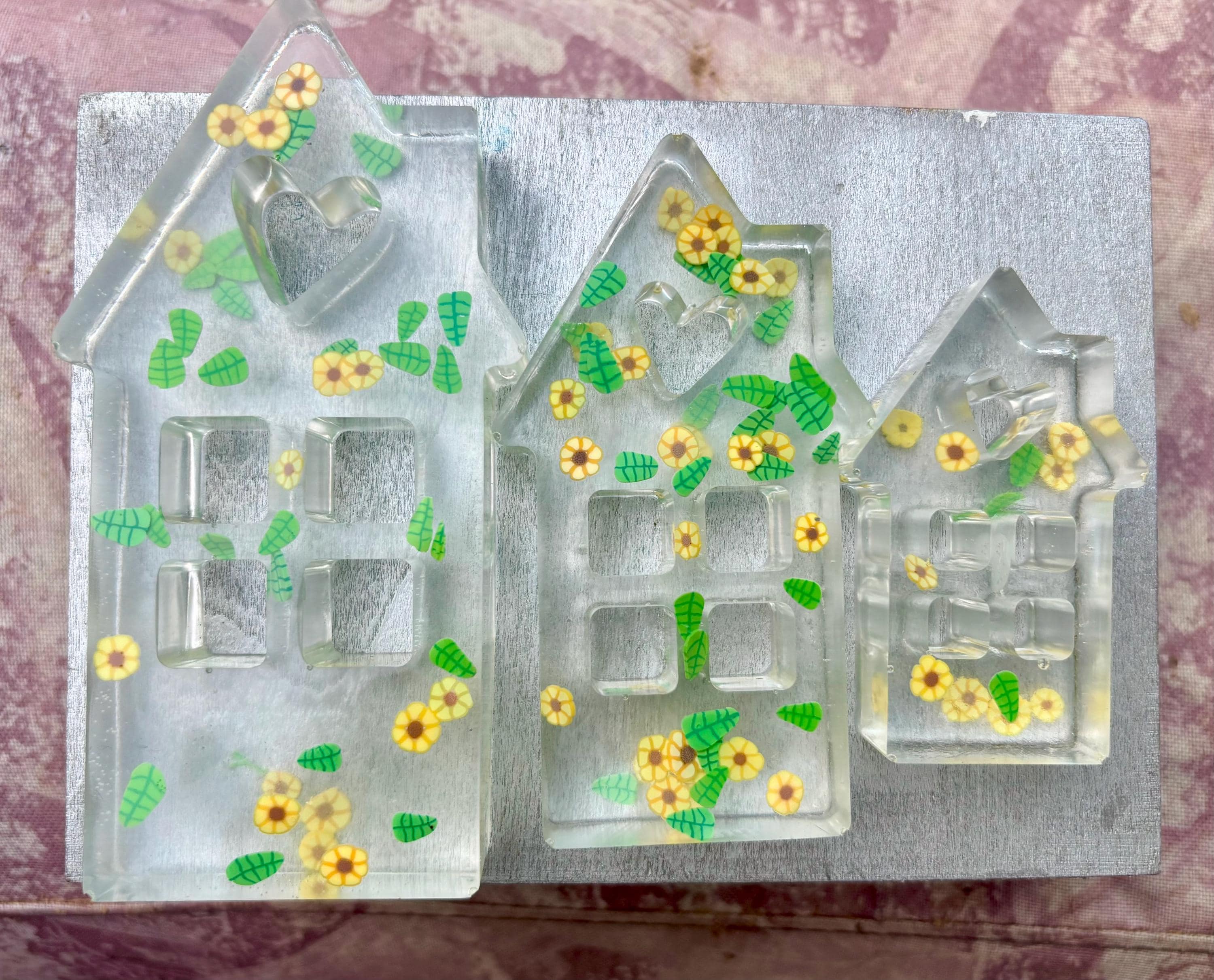 Sunflower House Shelf Sitters Home Accent Decor detail 3