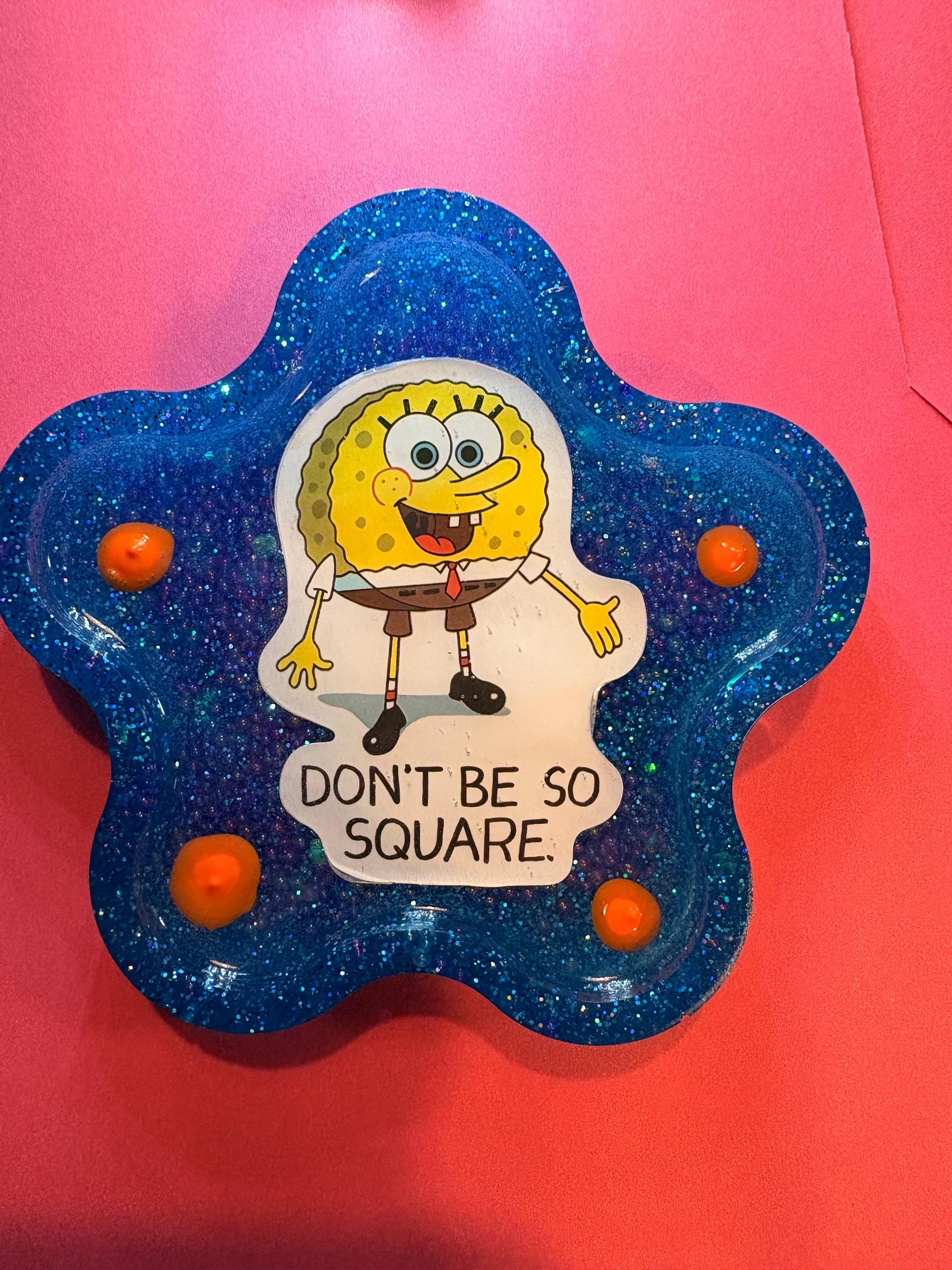 SpongeBob inspired trinket dish detail 2