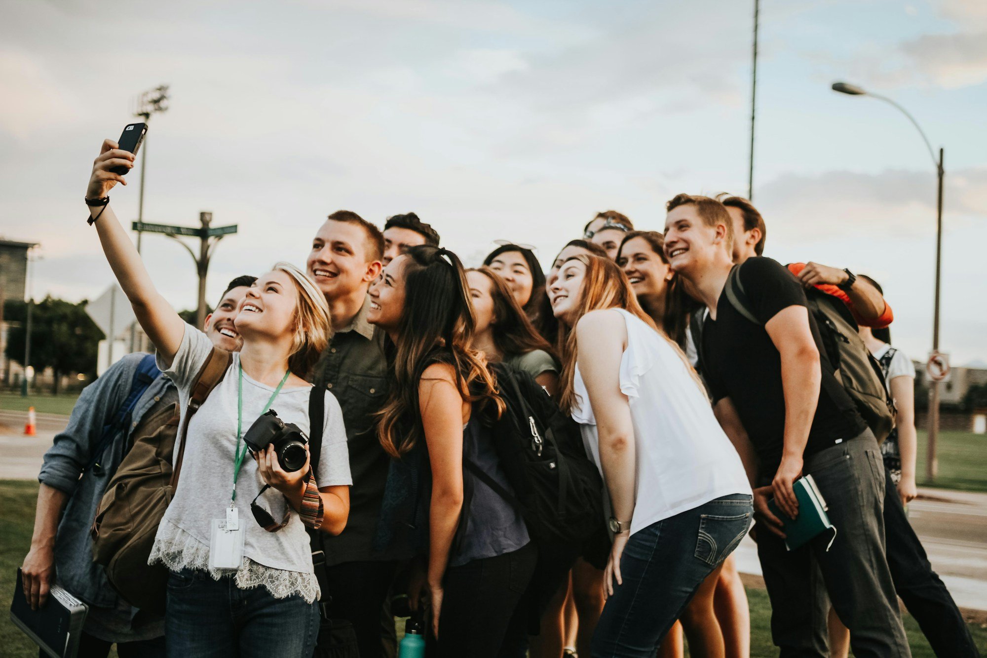Young people gathering for Bible study