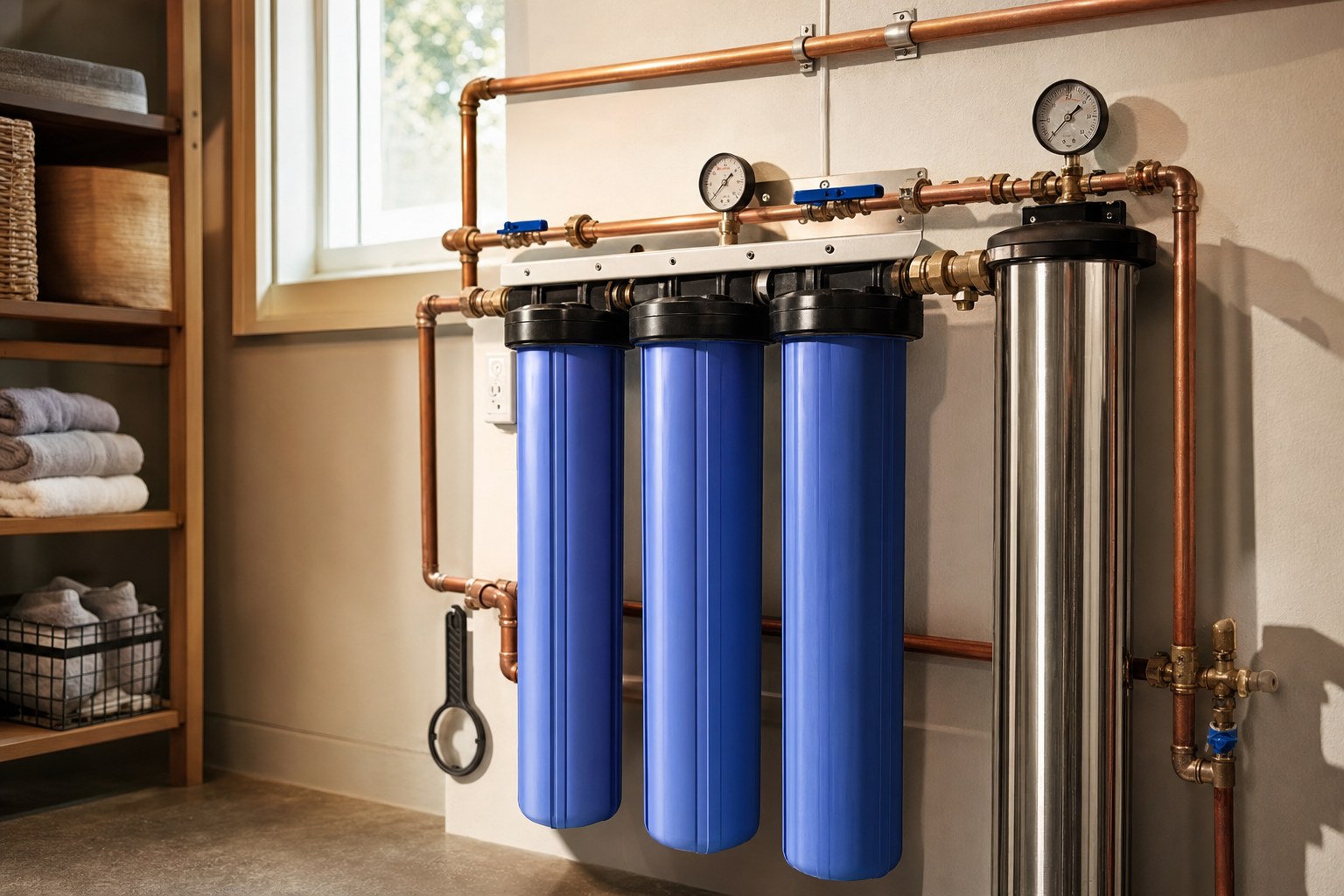 Water Filtration plumbing work
