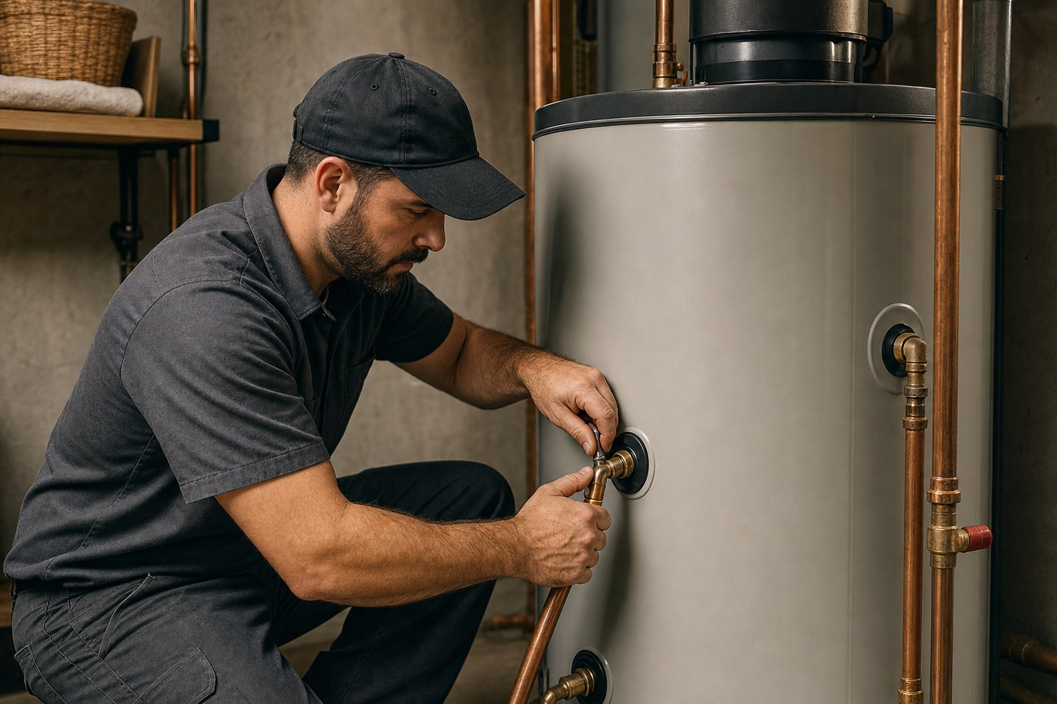 Fixtures + Water Heaters plumbing work
