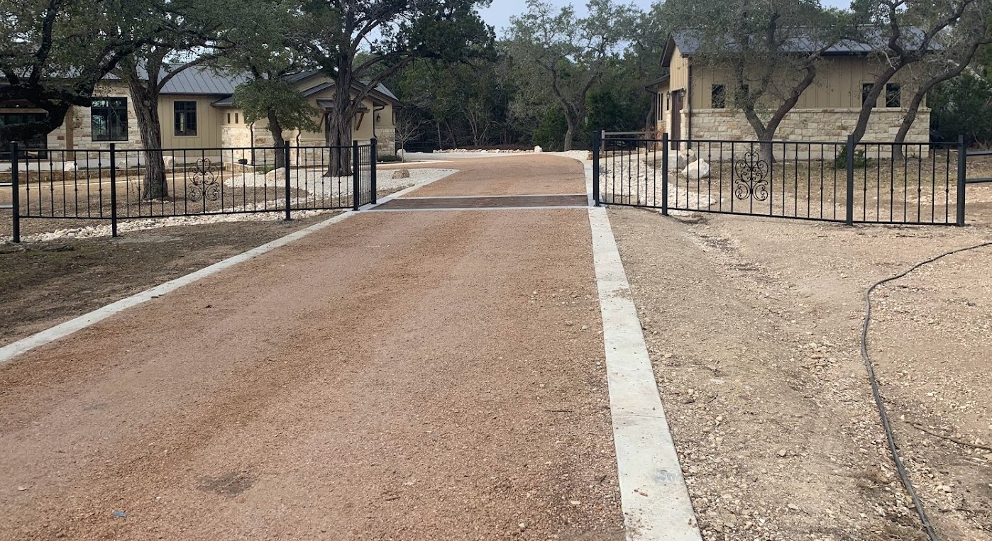 Custom driveway gate