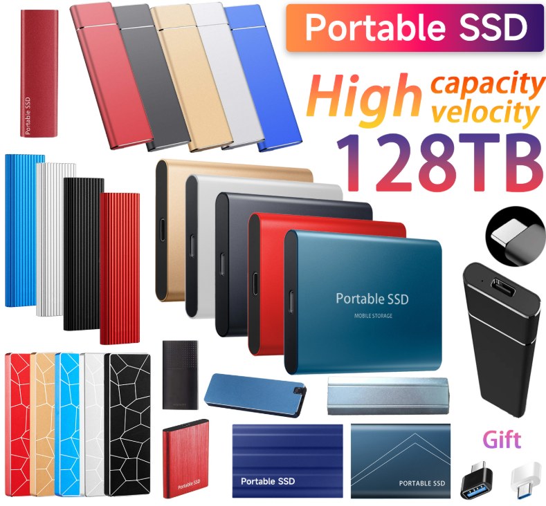 Solid State External Hard Drive 64TB 1TB 2TB USB M.2 Upgrade Expansion