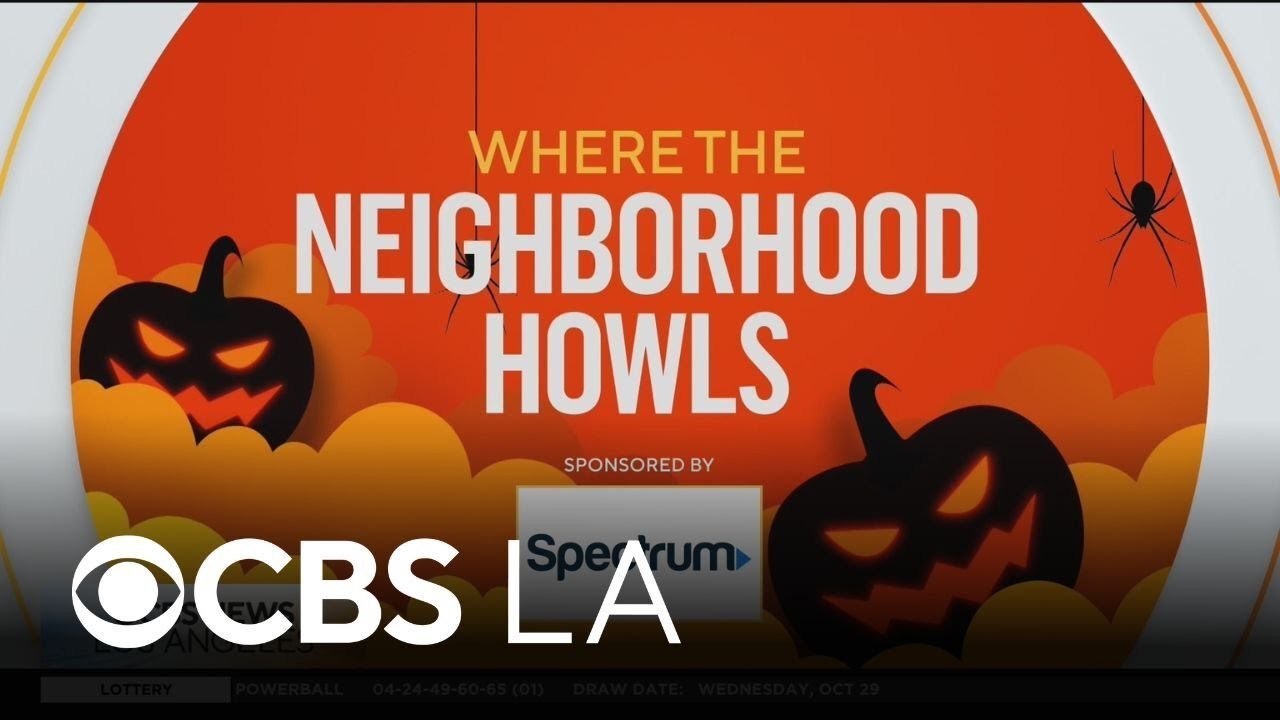 CBS LA Halloween report cover featuring illustrated pumpkins