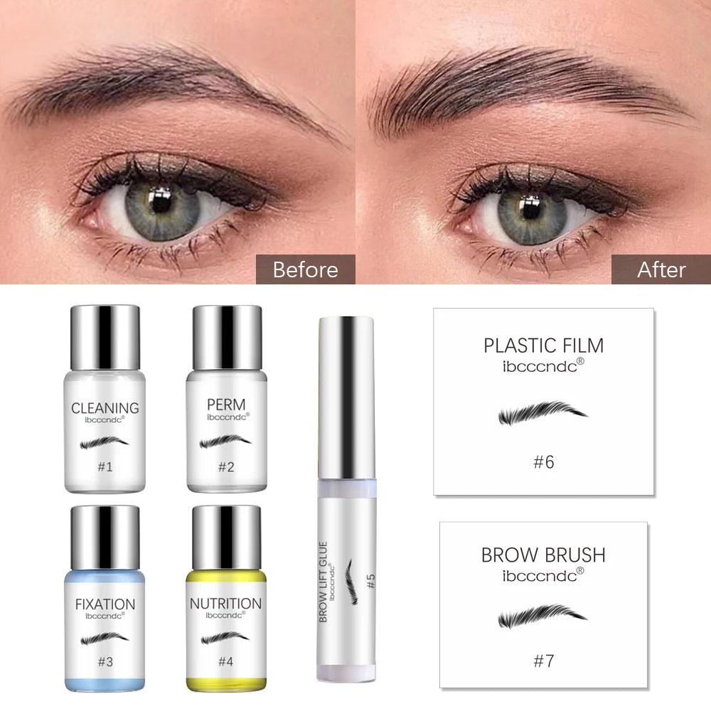 1 Set Semi-pernament Brow Lift Kit Eyebrow Lamination Kit Styling Perming Setting Curling Brow Lamination Beauty Salon Home Use
