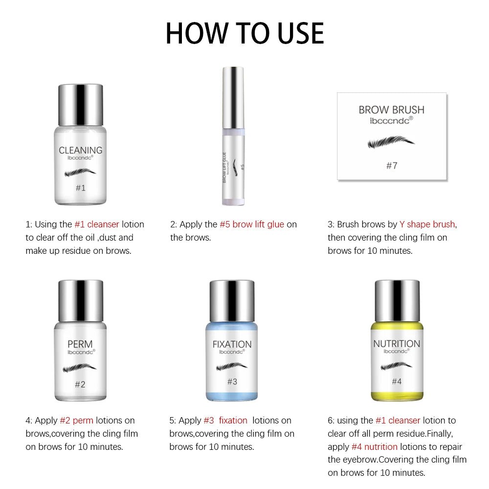 Brow cleanser bottle from the brow kit