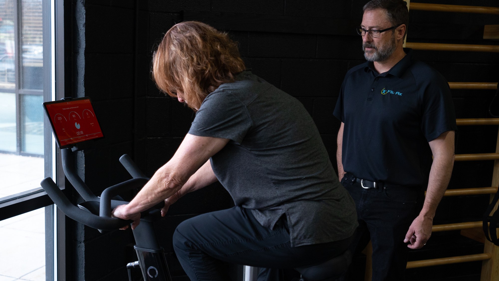 Fit-Rx member training with a coach in the private studio
