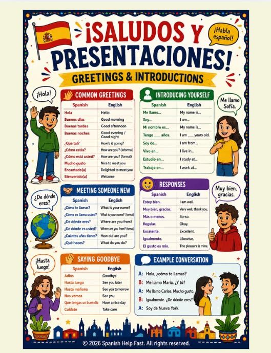 Spanish 1 Survival Vocabulary Posters: Greetings, Numbers, Days, Months, Expressions (Digital Download) preview 2