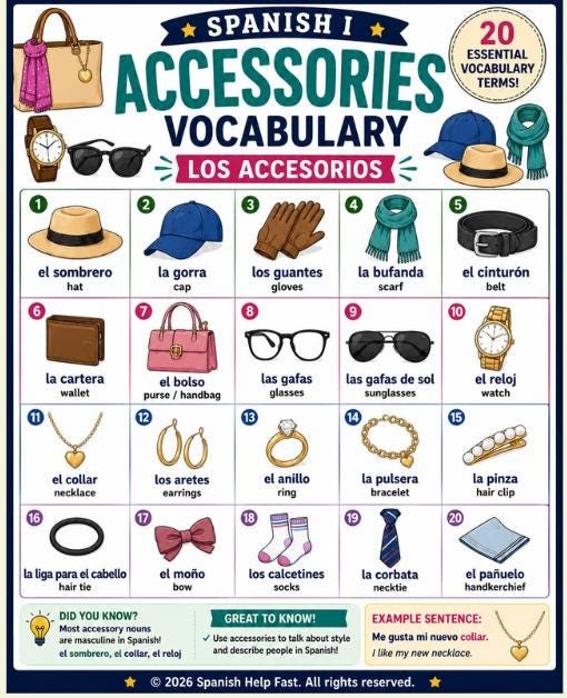 Spanish Clothing and Shopping Vocabulary Posters, Fashion Money and Retail Expressions Bundle, Spanish Teacher Classroom Decor PDF preview 3