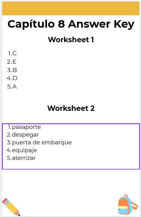 Spanish 2 Year Review Packet Bundle Worksheets & Answer Keys Grammar Vocabulary Final Exam Prep preview 5