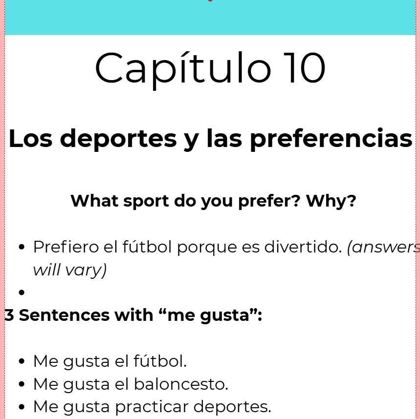 Spanish 1 Review Packet | Vocabulary Grammar (Digital Download) preview 4