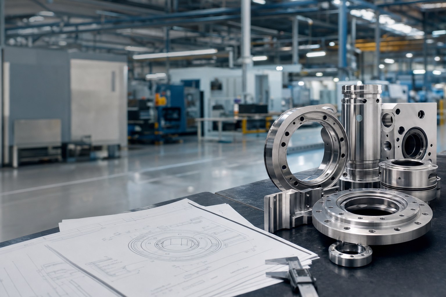 Precision-machined components in a modern manufacturing environment