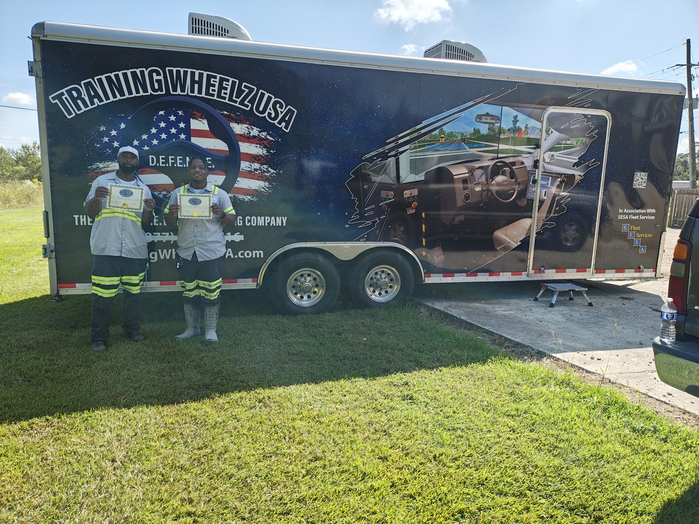 Training Wheelz USA mobile simulator trailer