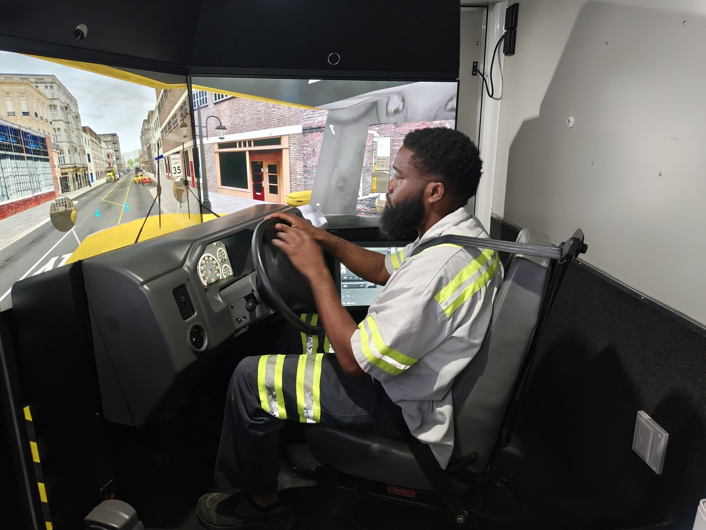 Driver training in the simulator