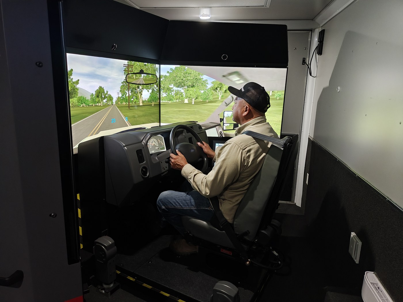Driver training in the simulator