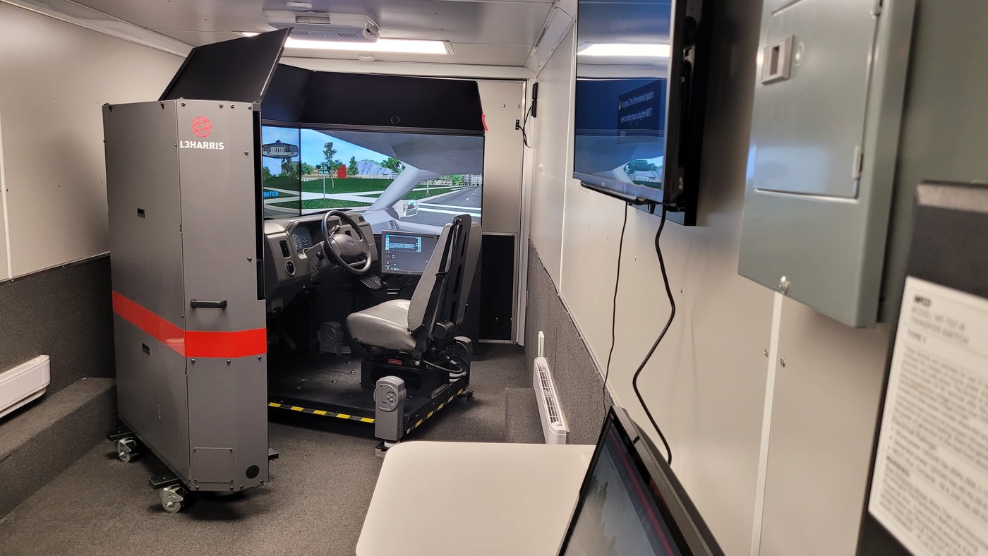 Inside the Training Wheelz USA mobile training unit