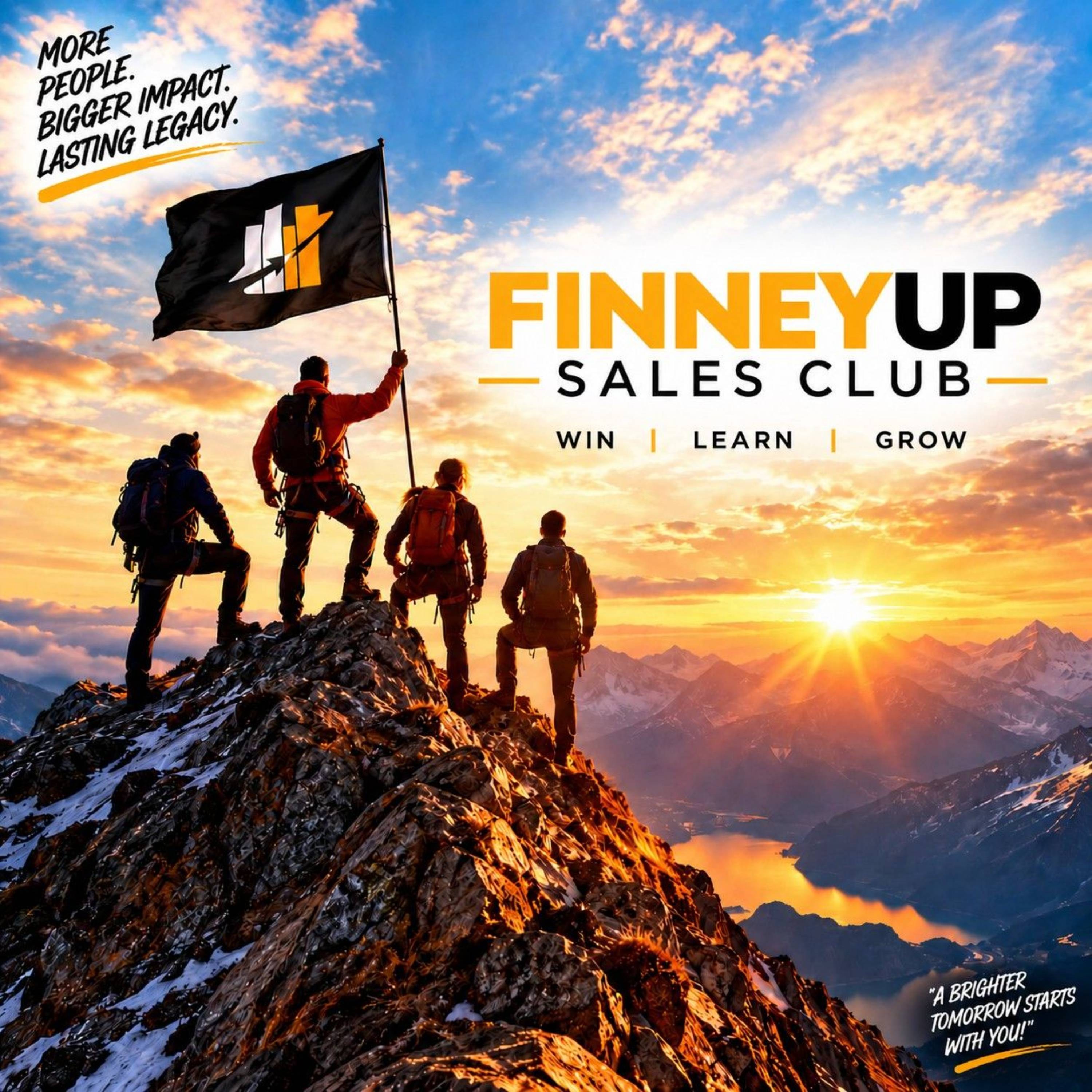 FINNEYUP Sales Club Podcast cover