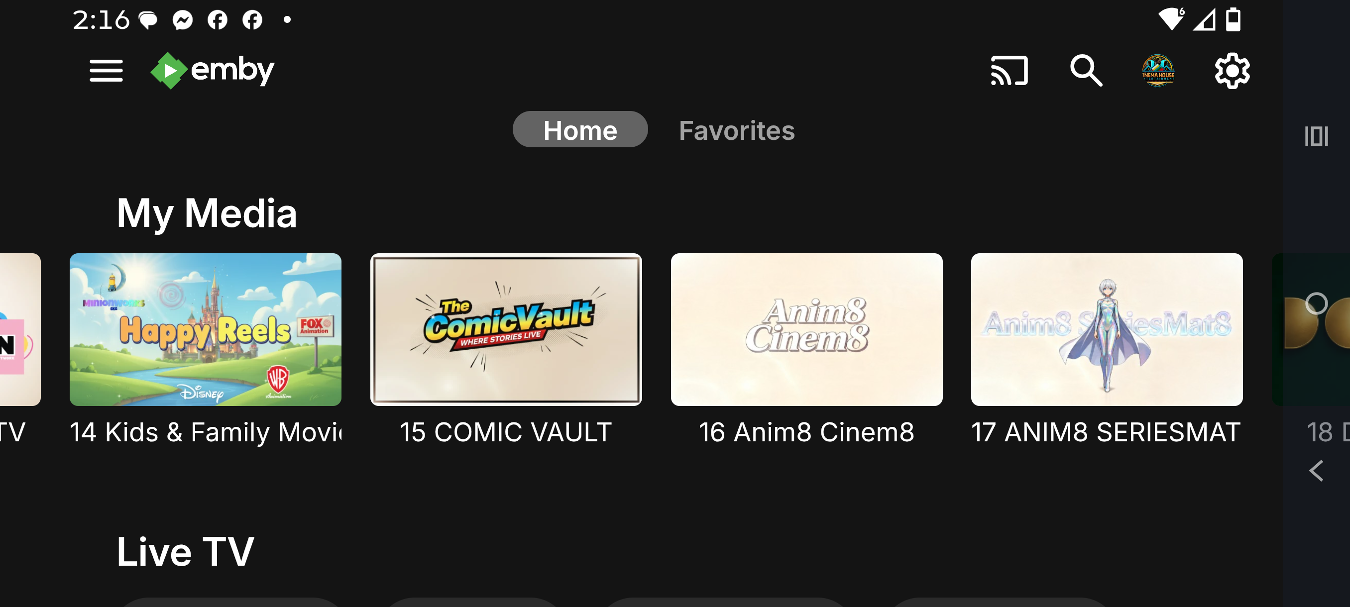 My Cinema House movie channels and collection