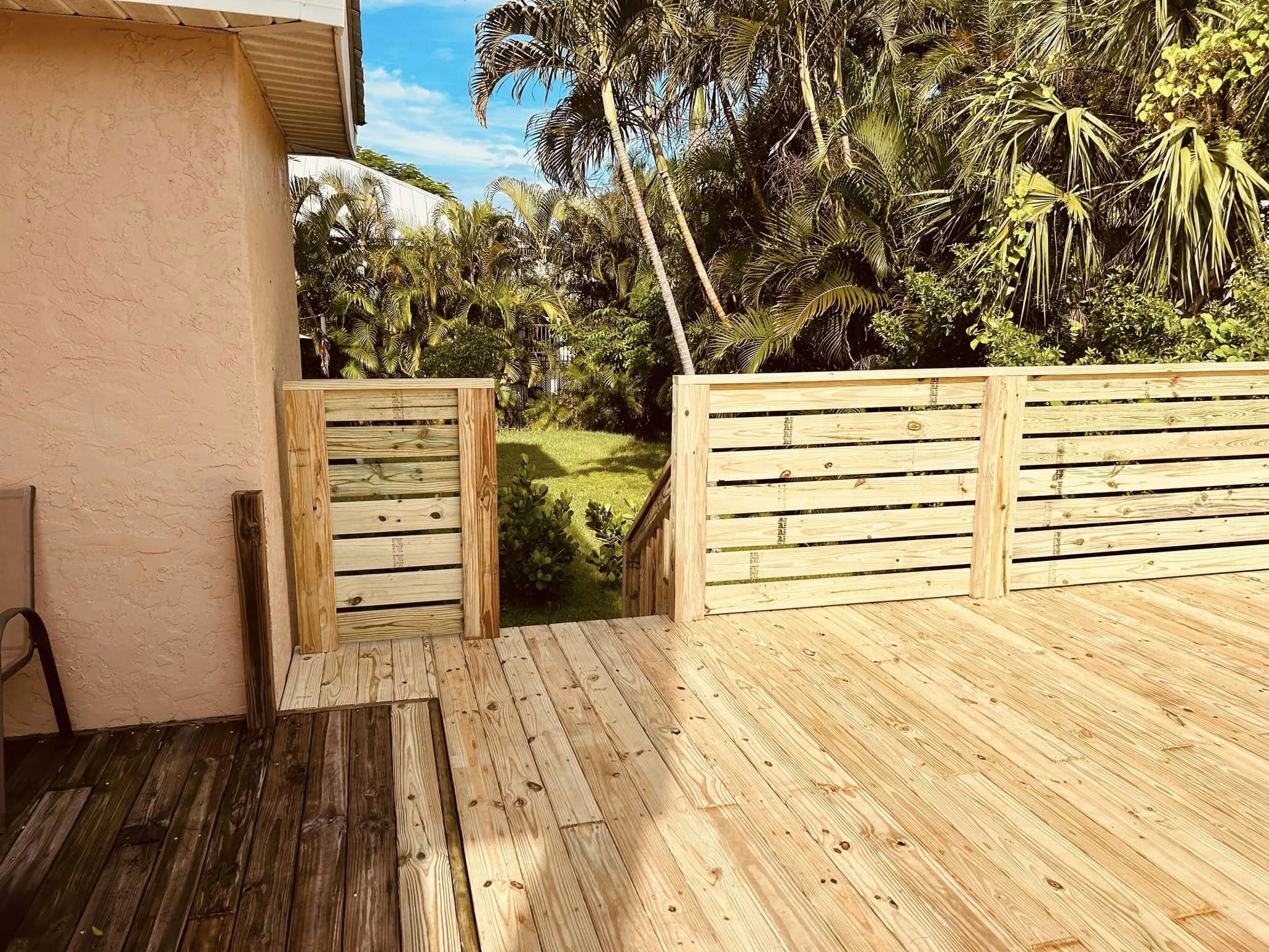 Custom Southwest Florida deck project 2