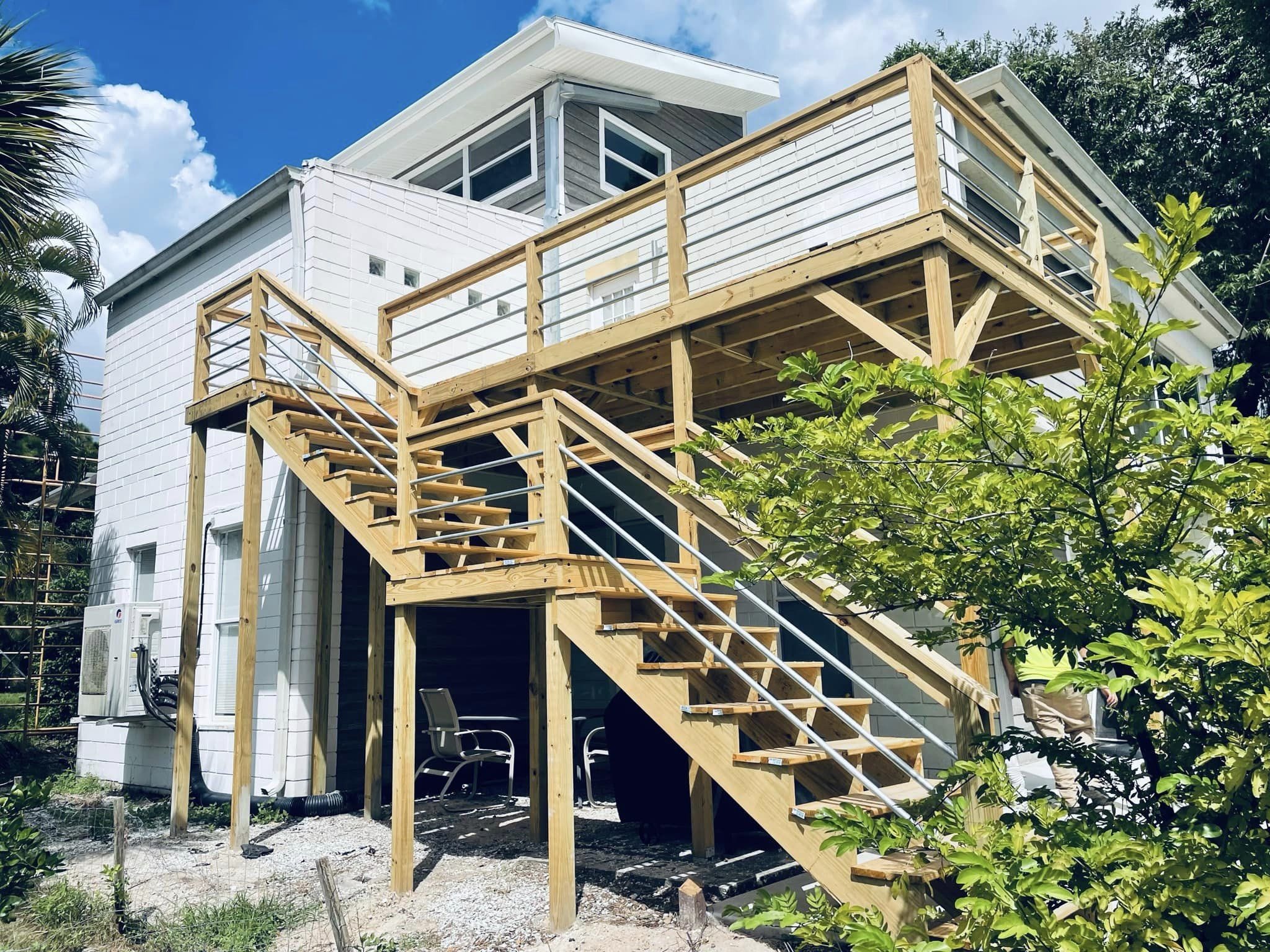 Custom Southwest Florida deck project 5