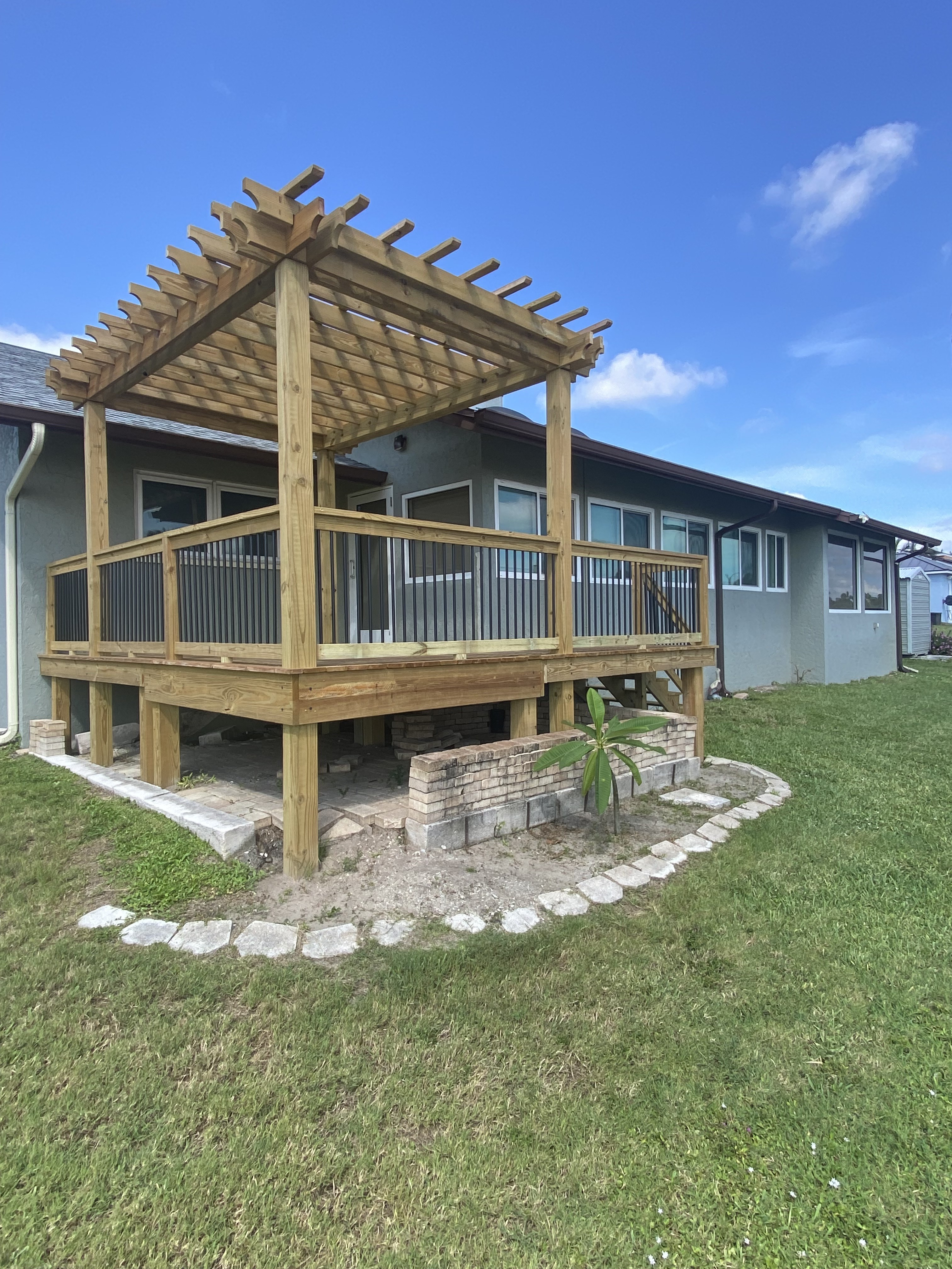 Custom pergola project 1