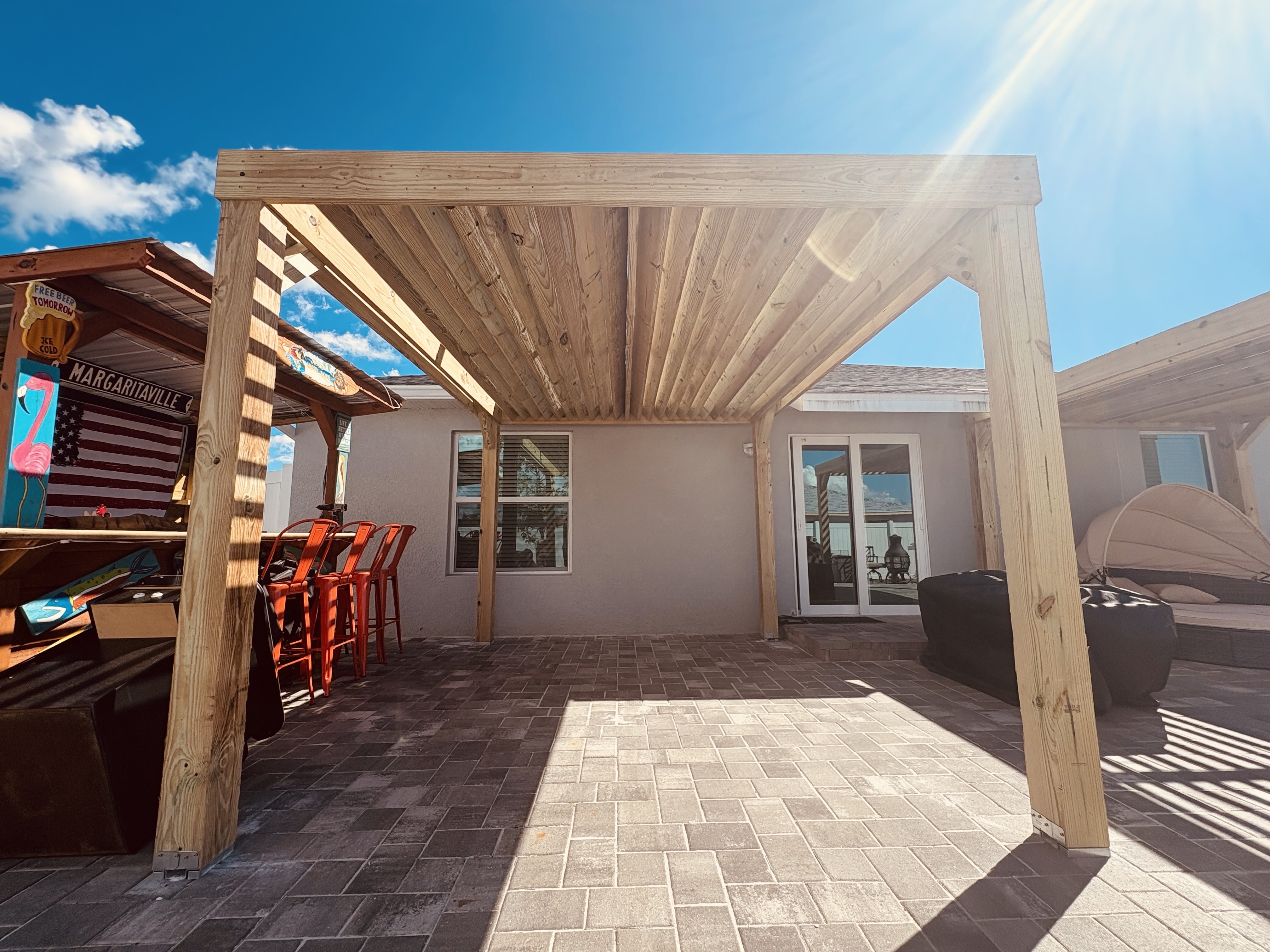 Custom pergola project 10