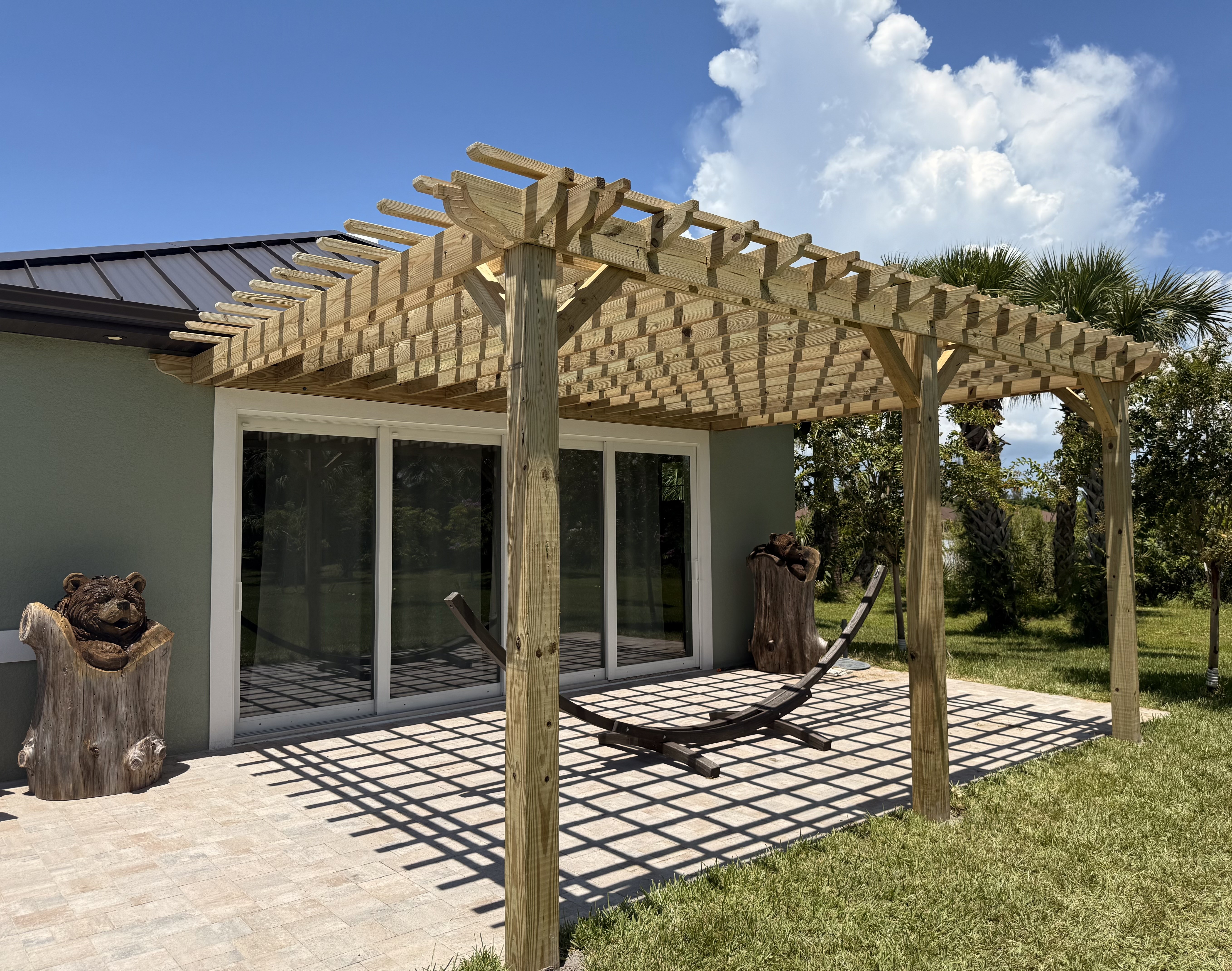 Custom pergola project 11
