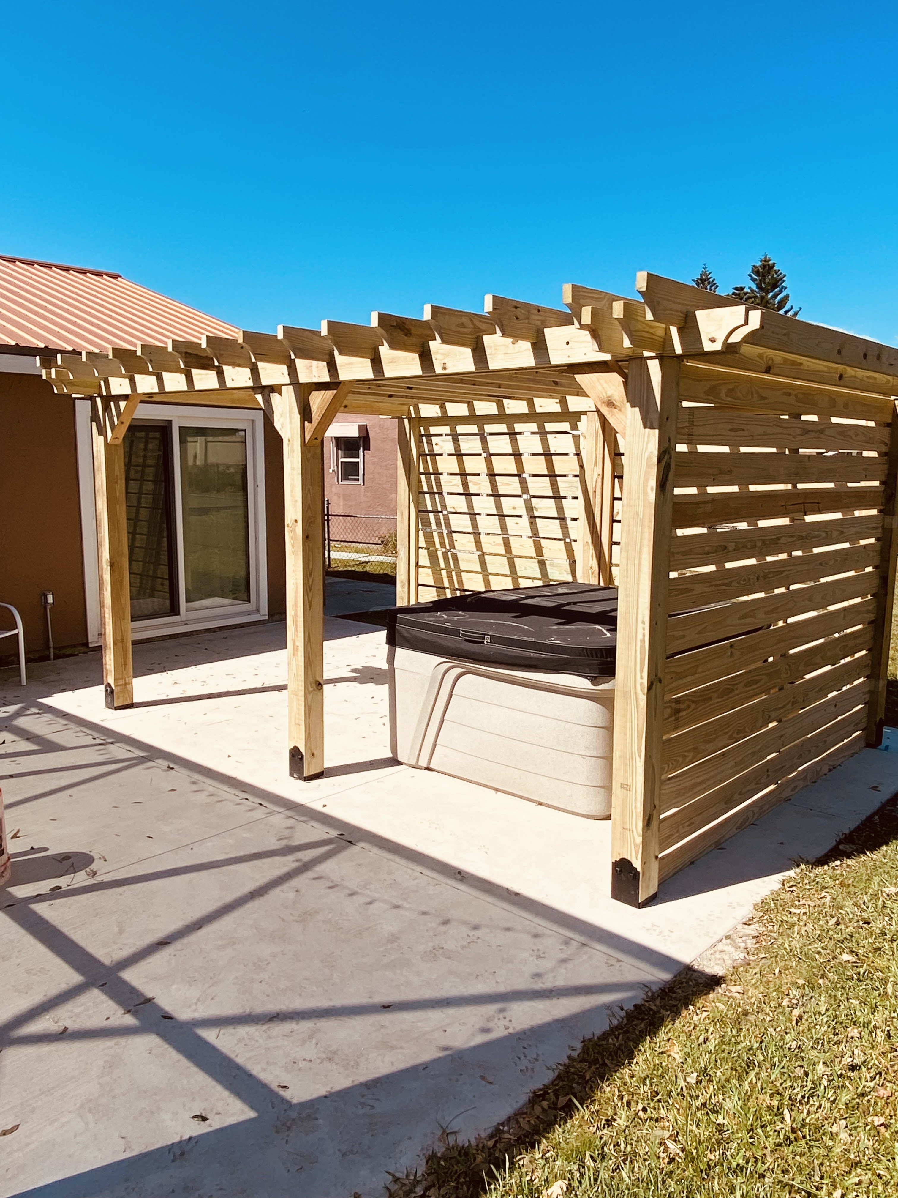 Custom pergola project 15