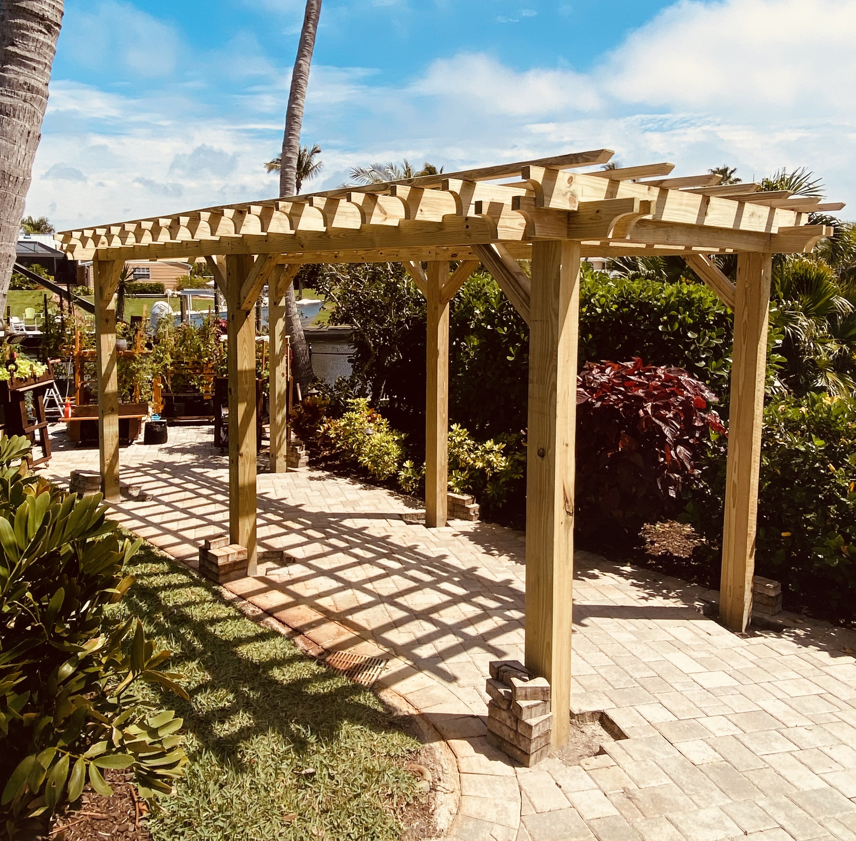 Custom pergola project 17