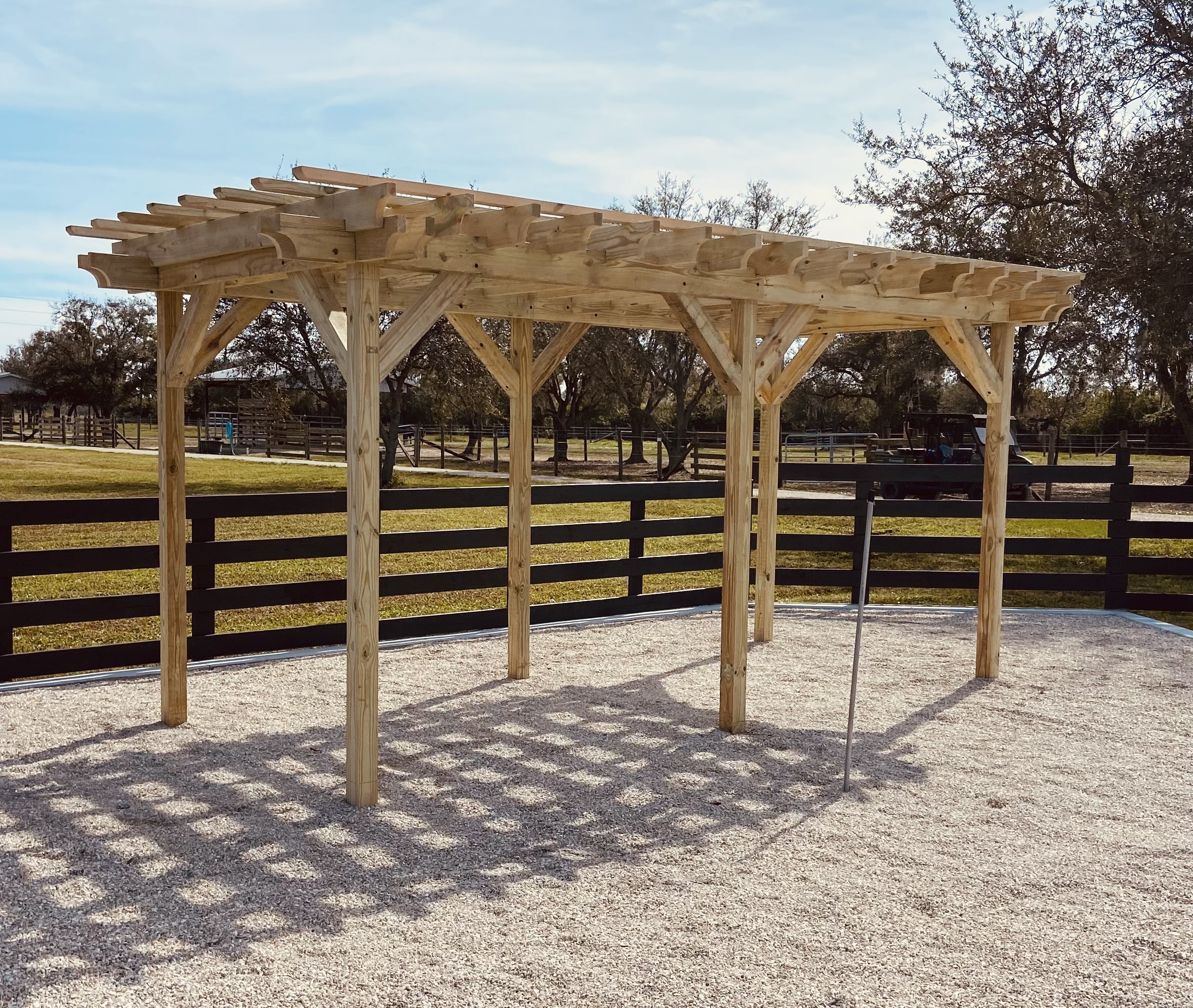 Custom pergola project 18