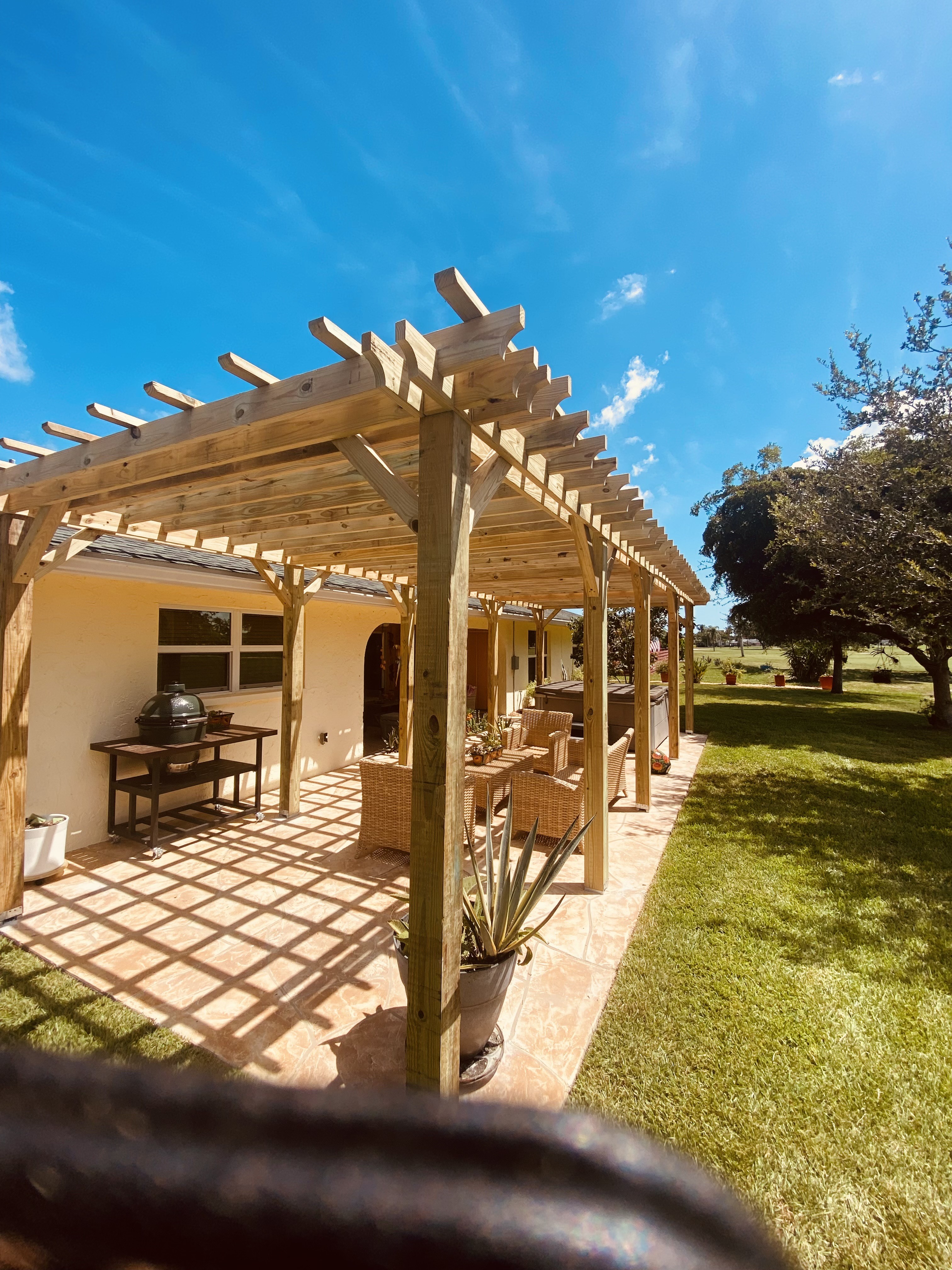 Custom pergola project 4
