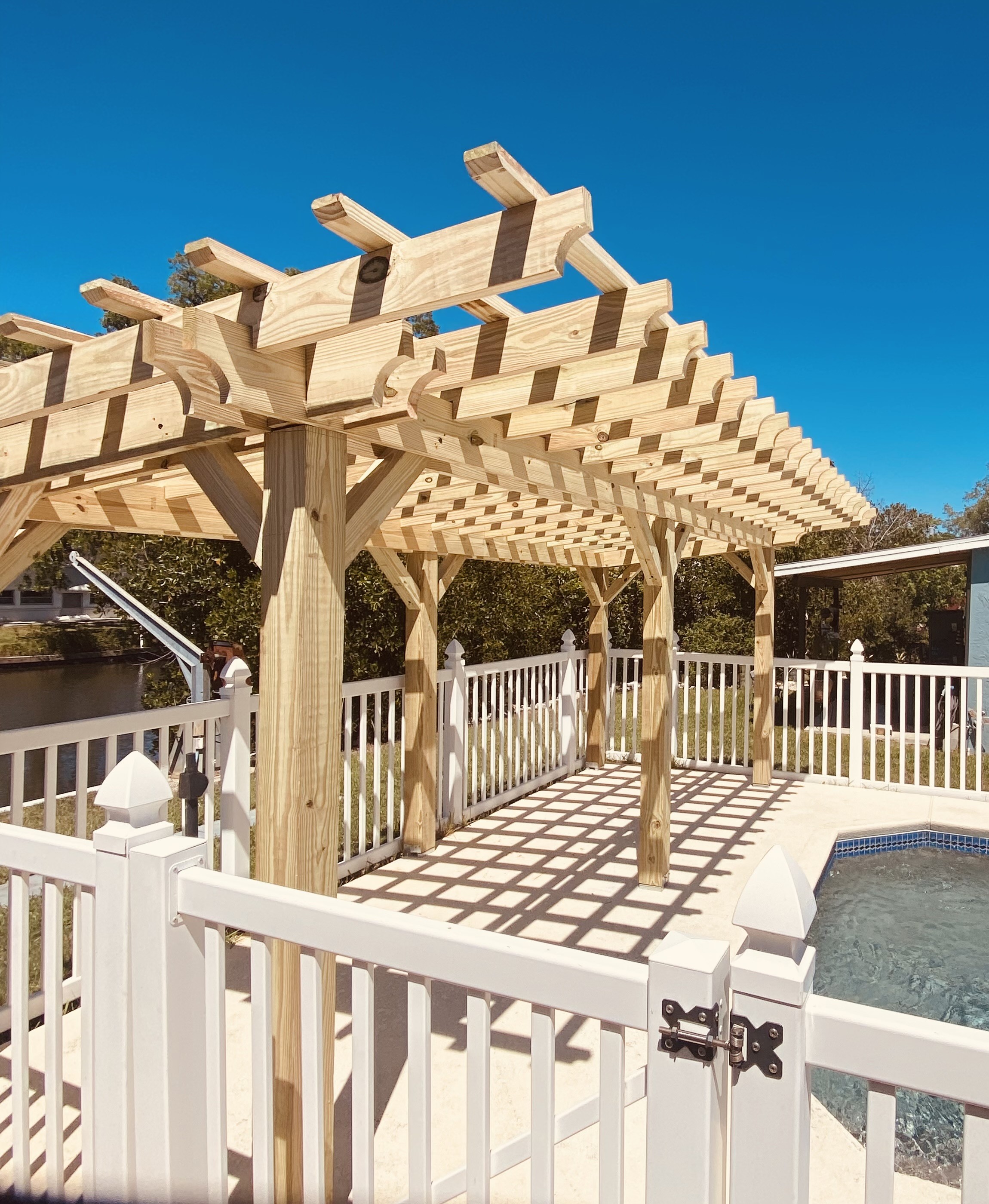 Custom pergola project 5