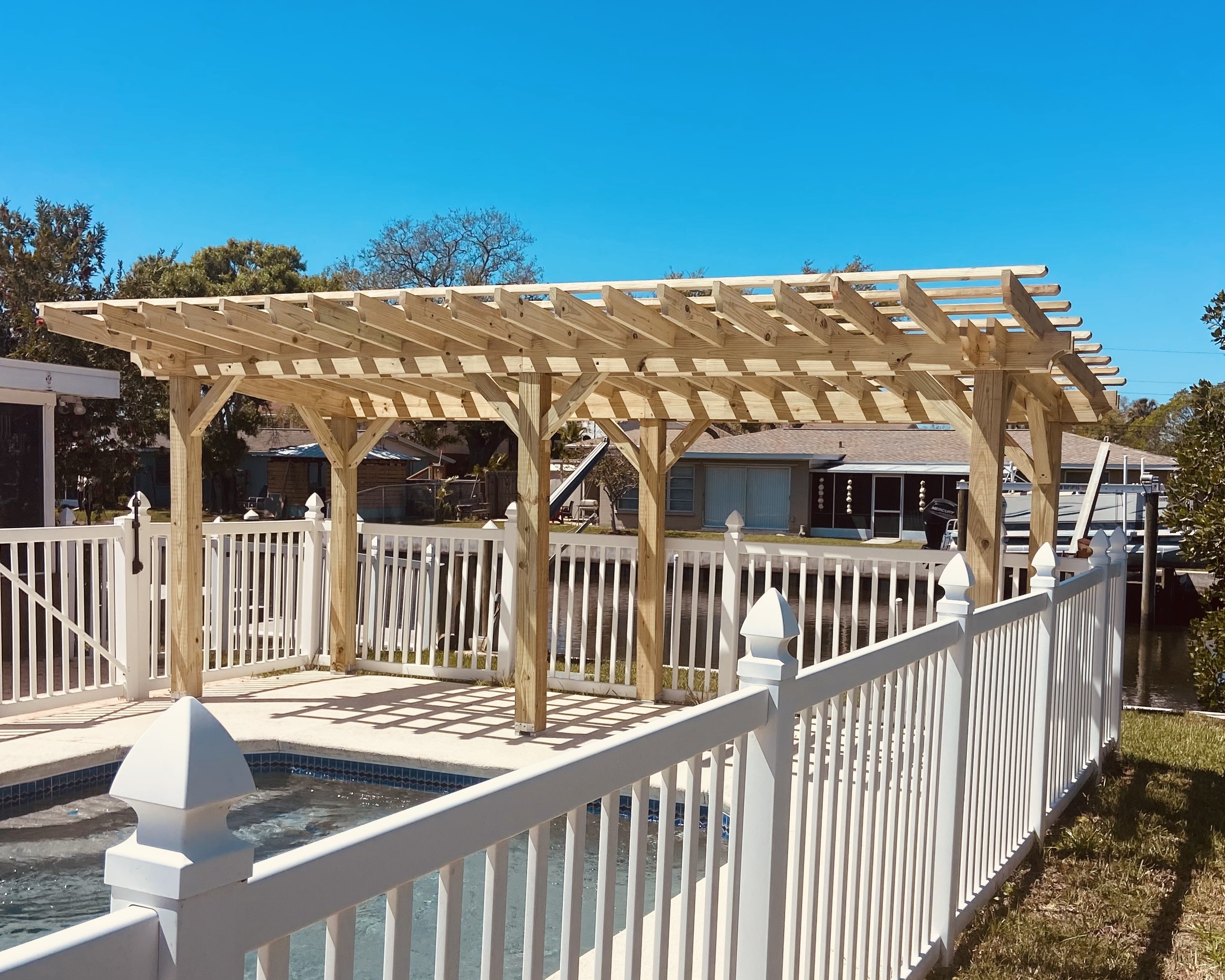 Custom pergola project 6