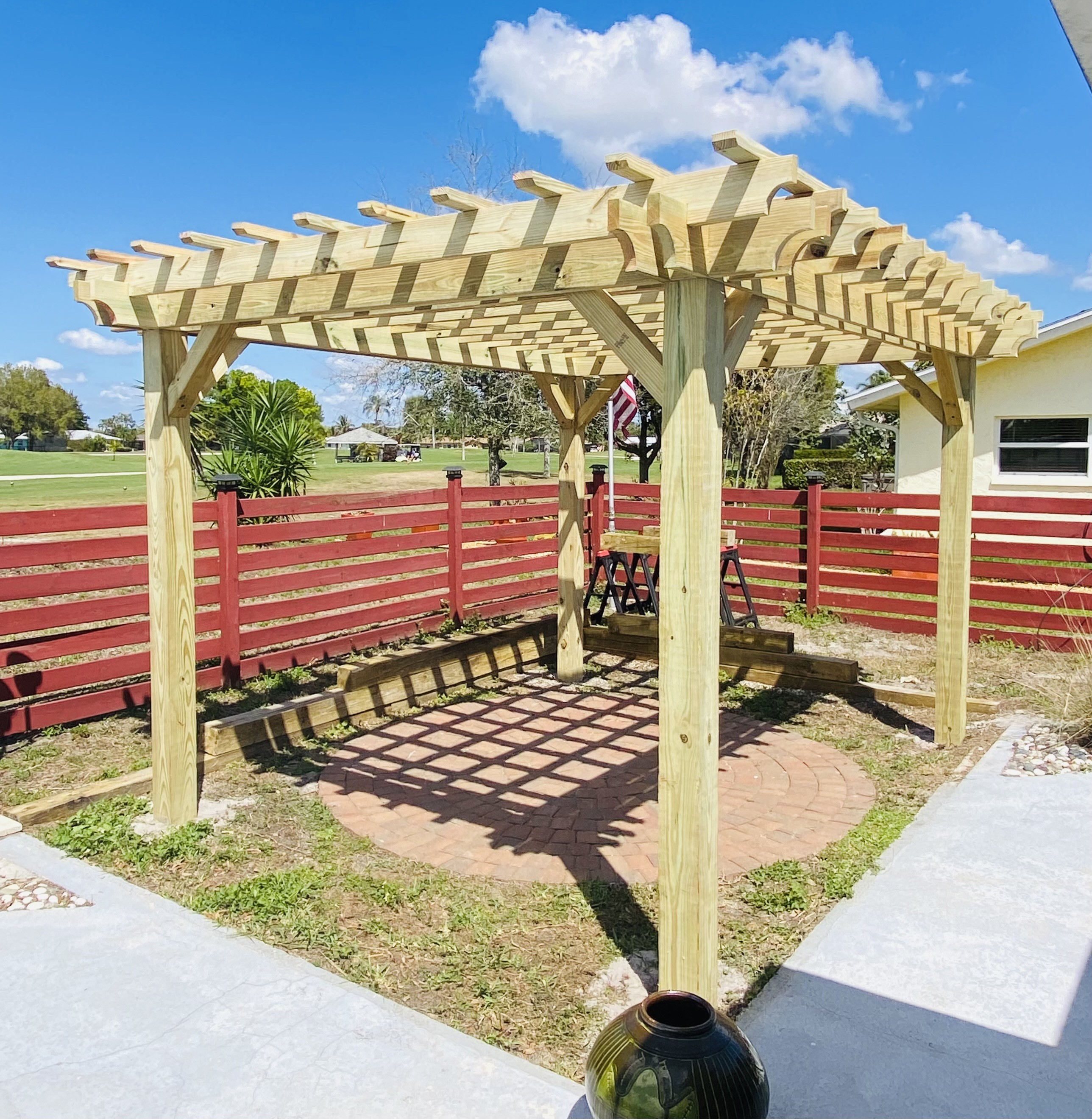 Custom pergola project 7