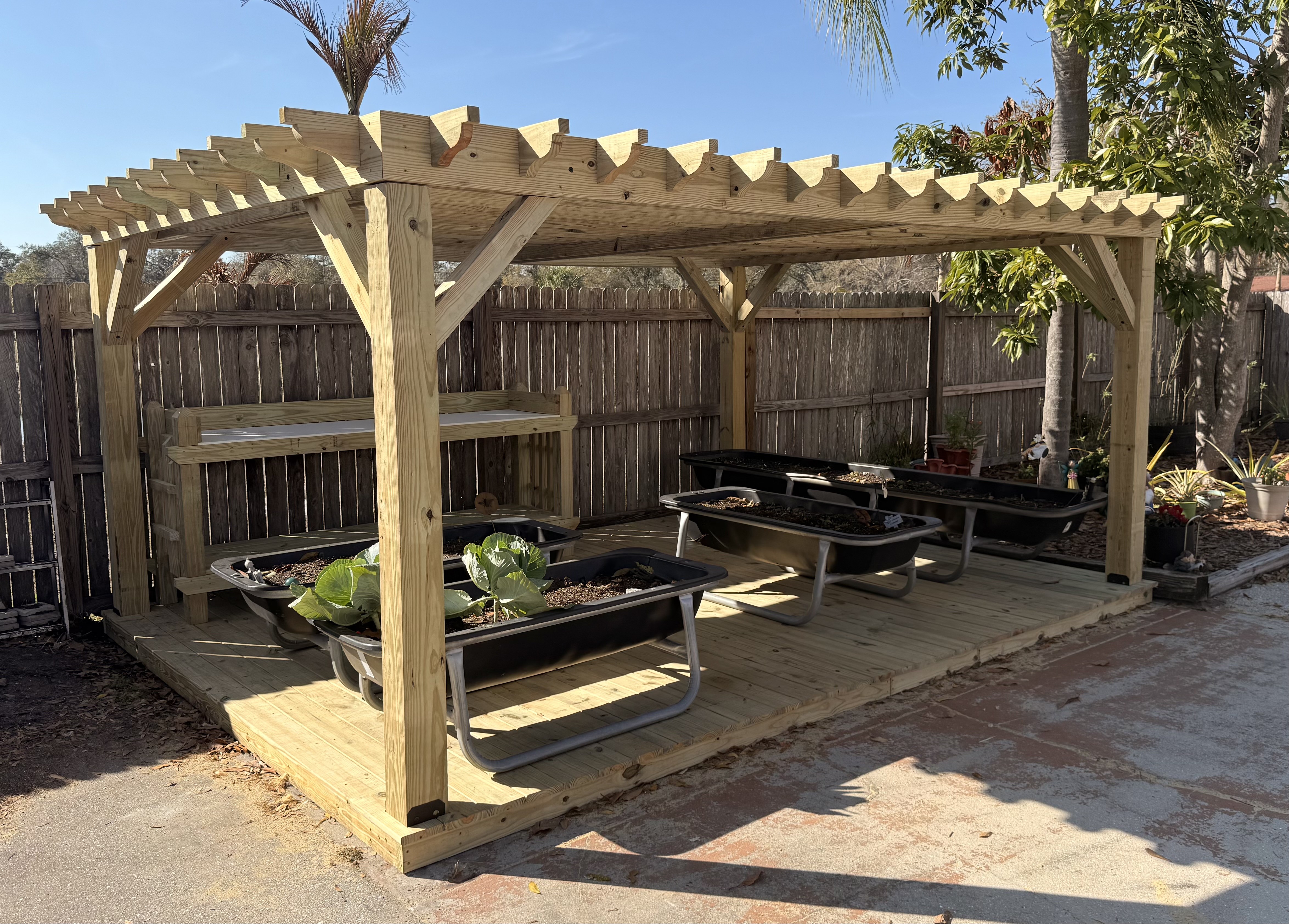 Custom pergola project 8