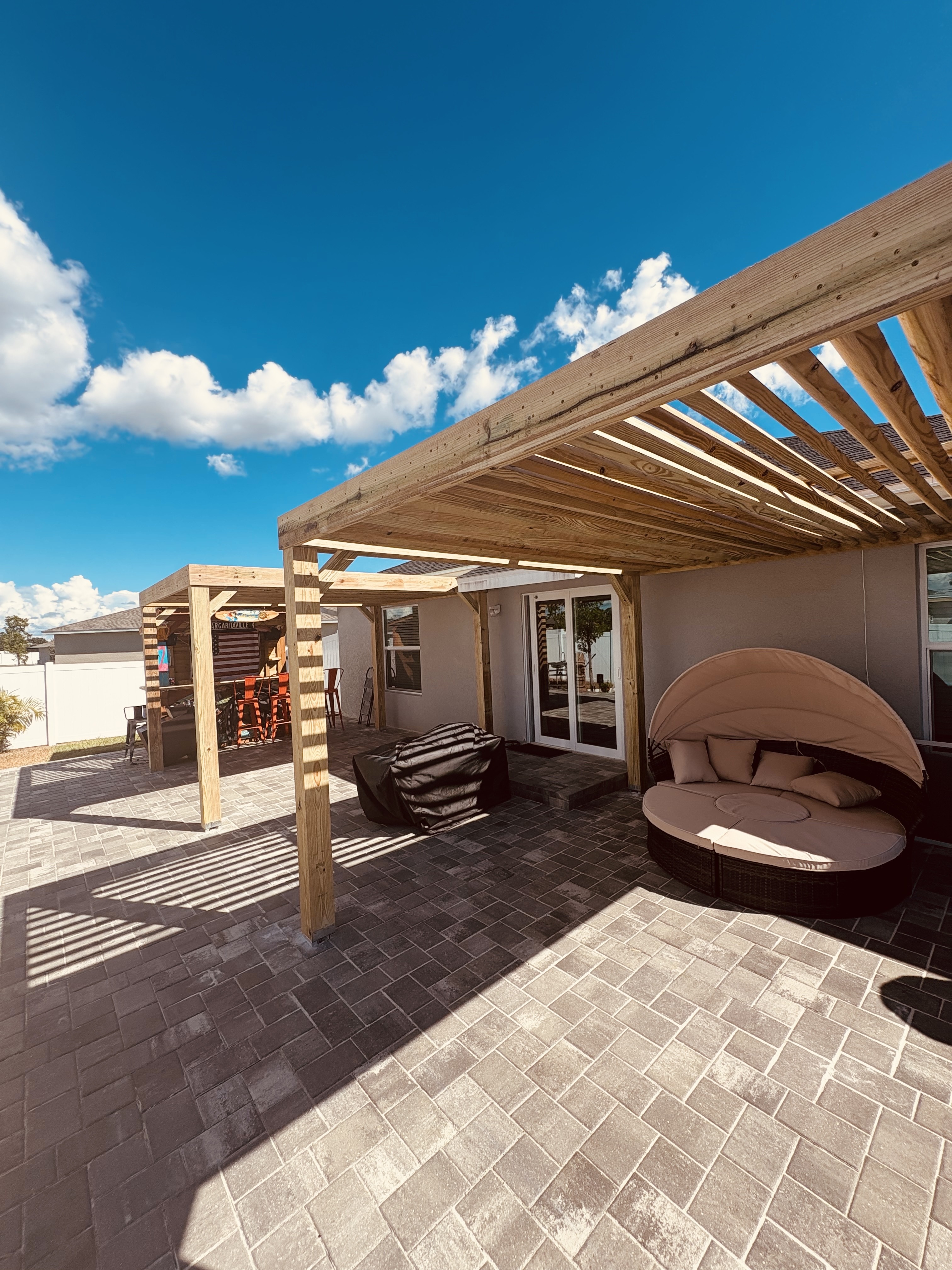Custom pergola project 9