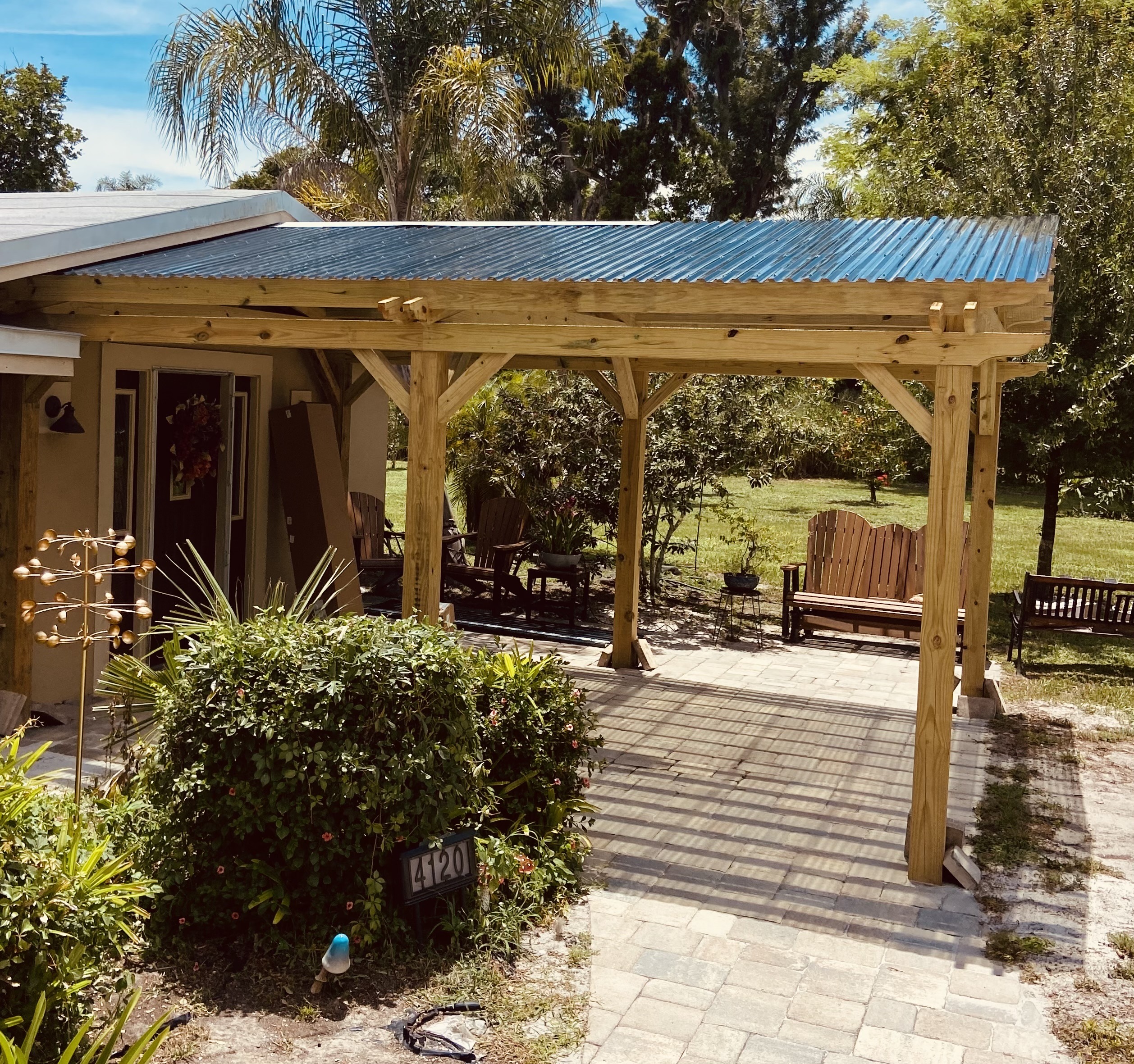 Completed outdoor project 5
