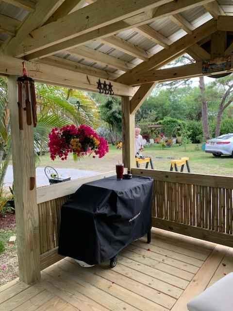 Custom wood outdoor build in Southwest Florida