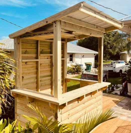 The Lake Bar custom outdoor bar