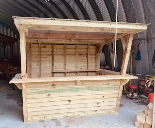 The Lion custom outdoor bar