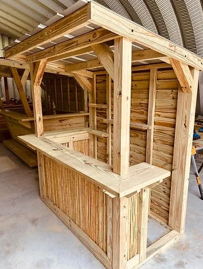 The Little Bamboo 2 custom outdoor bar