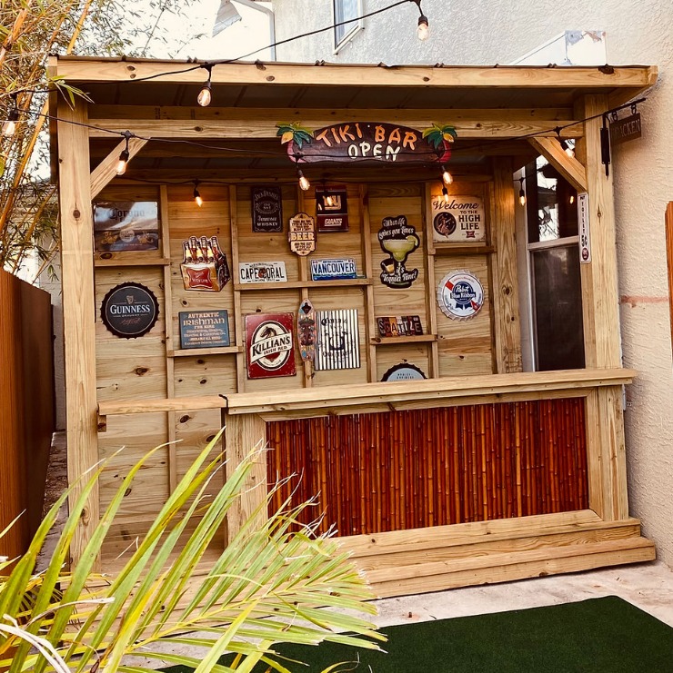 The Wolverine custom outdoor bar