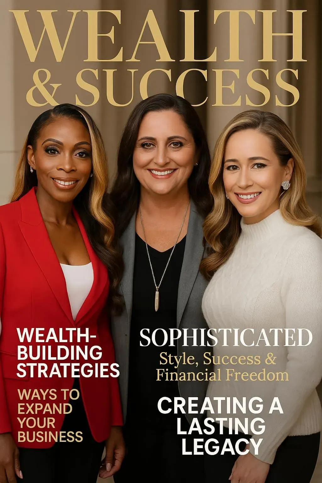 Wealth and Success magazine cover featuring Cee