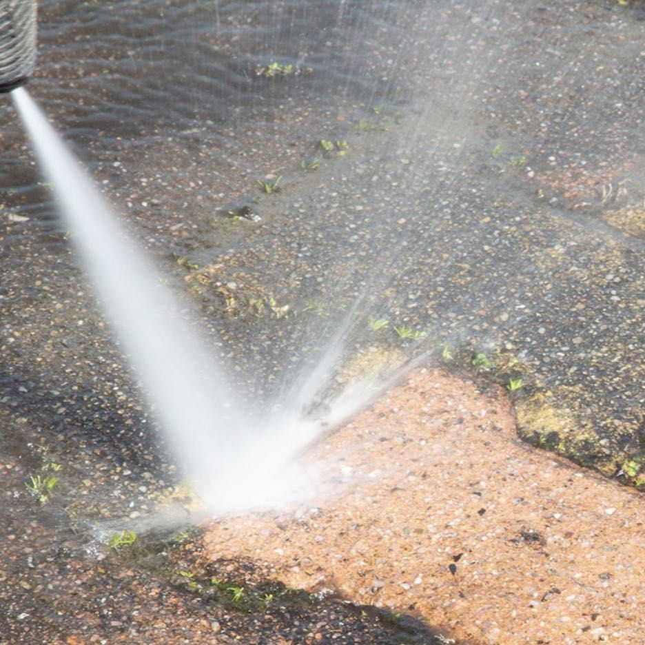 Commercial floor pressure washing by CHPL LLC