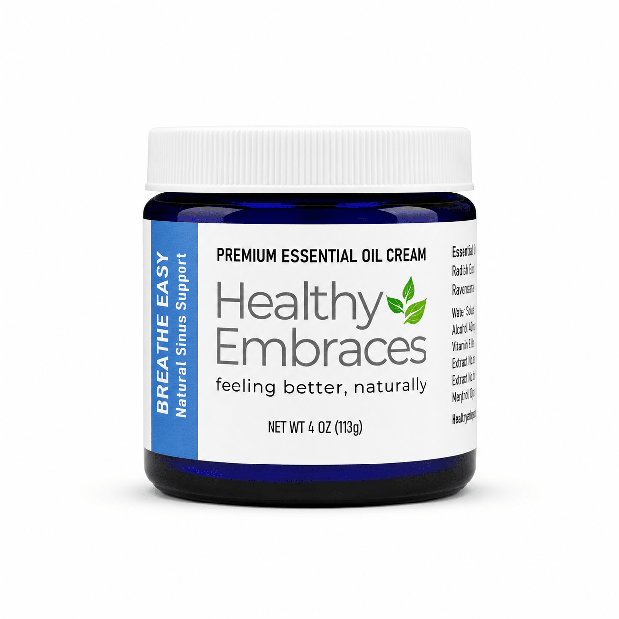 Healthy Embraces essential oil cream