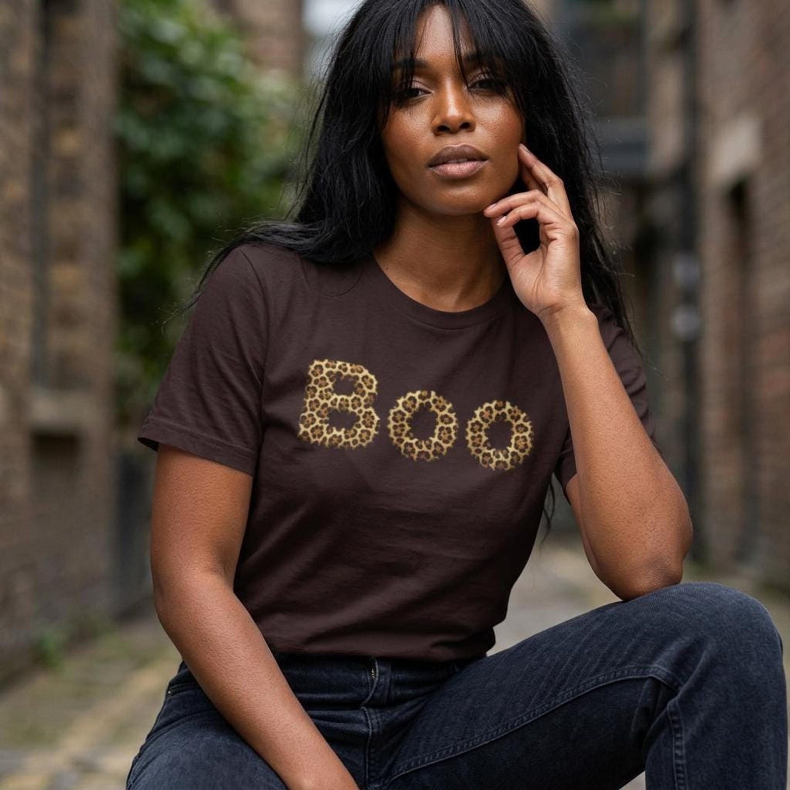 Leopard Print Tee
