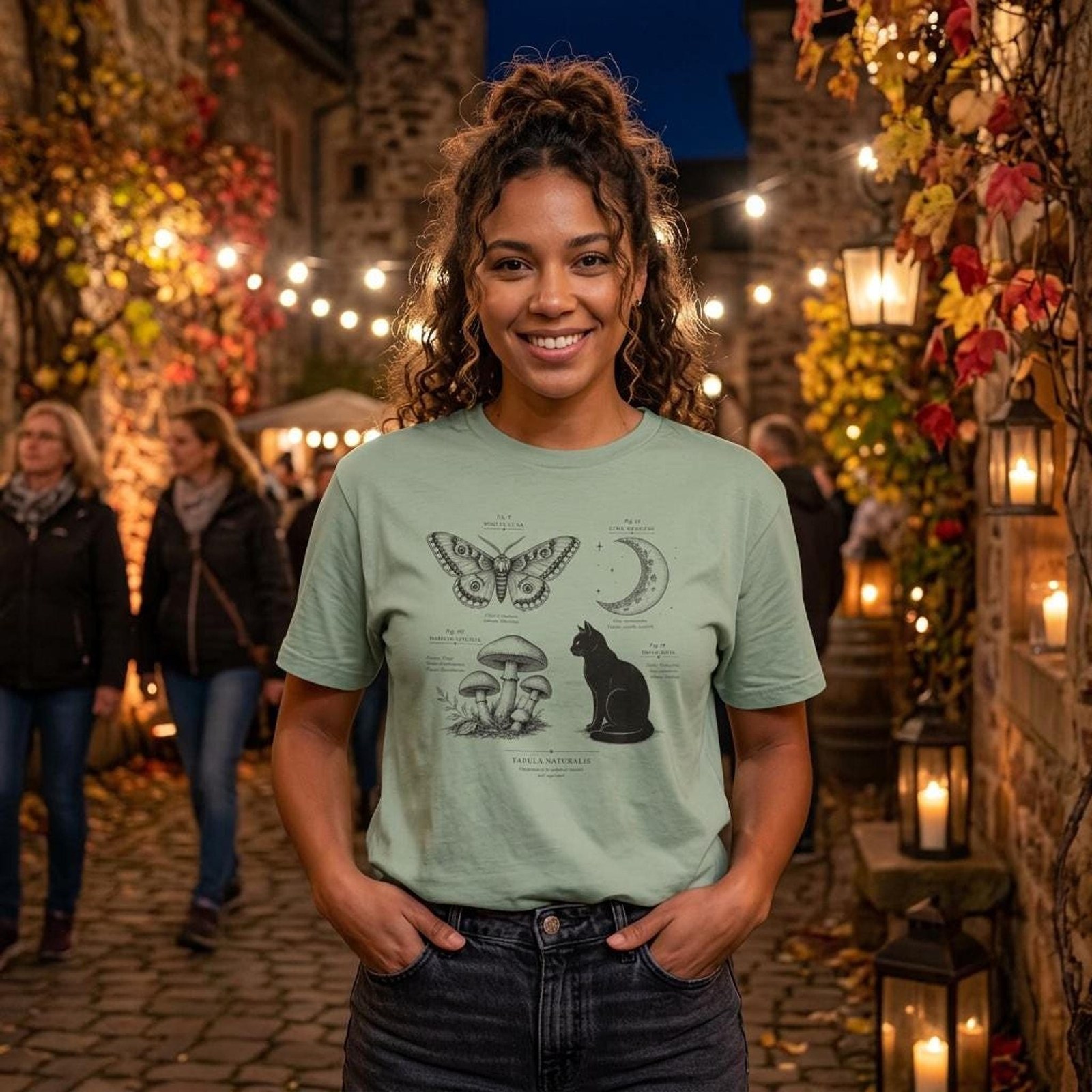 Moth Mushroom Tee