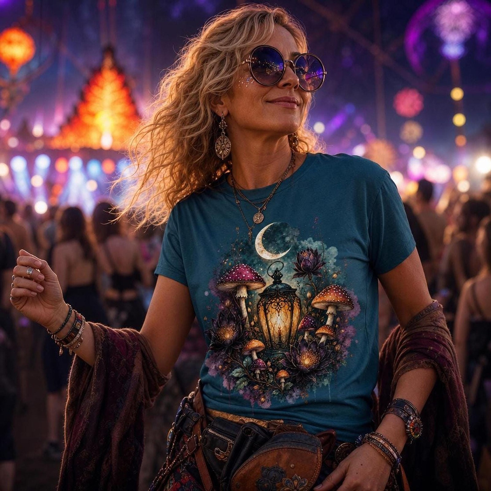 Mushroom Lover Gift Graphic Tee