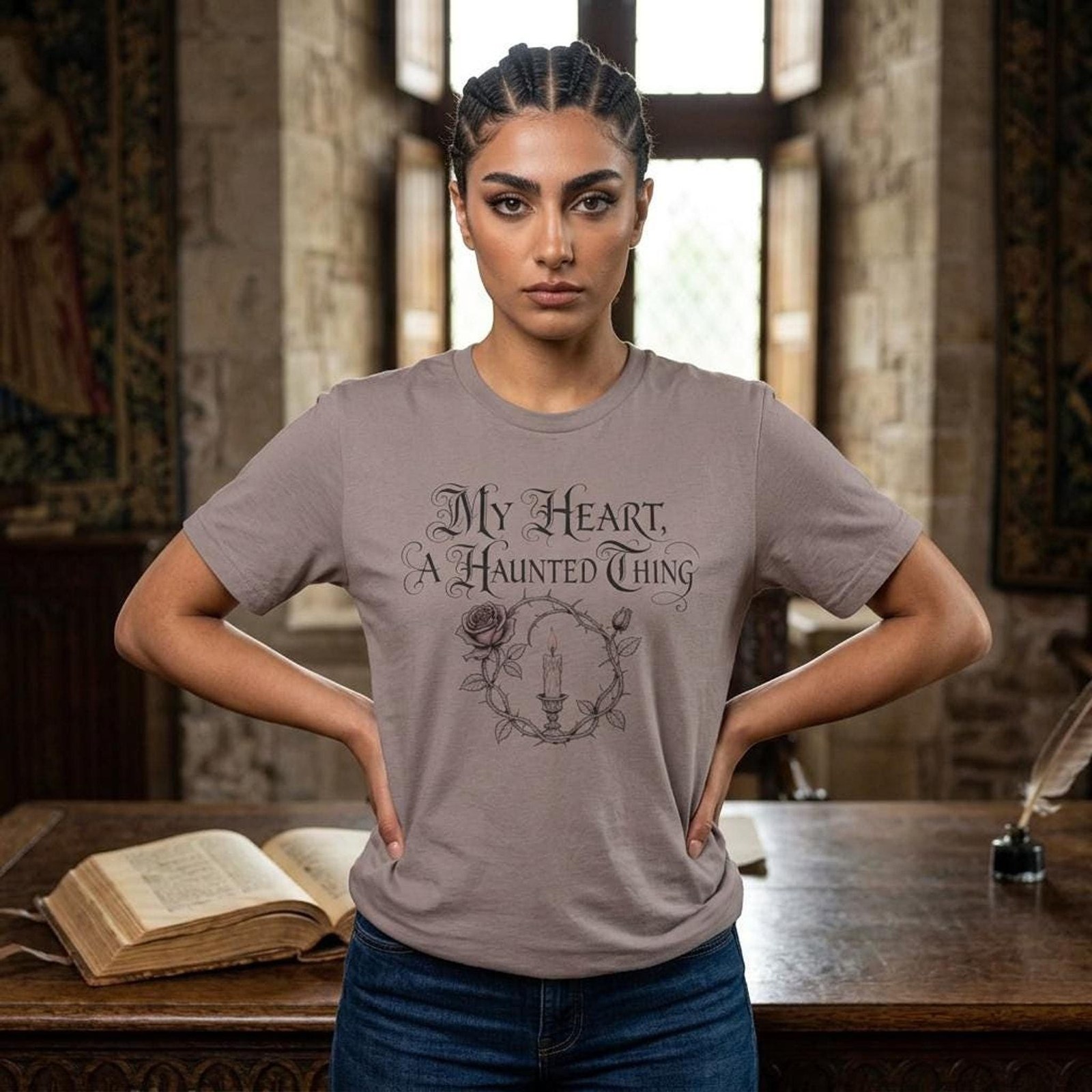 Rose Candle Graphic Tee