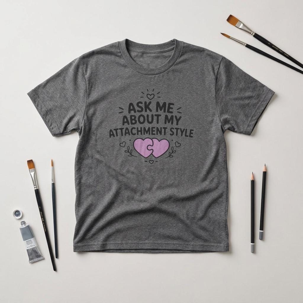 Psychology Attachment Style Puzzle Heart T-Shirt